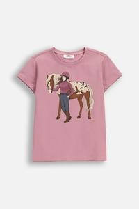 Детская футболка Coccodrillo, розовый