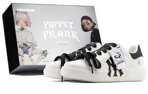 Кроссовки MLB Chunky Classic Skateboarding Shoes Unisex Low-top Beige/Black, белый