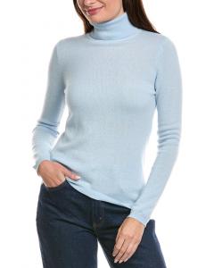 Водолазка из кашемира Forte Cashmere Forte Cashmere, светло-голубой