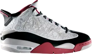 Кроссовки Jordan Dub Zero Varsity Red 2005, белый