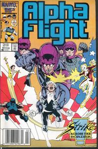 Alpha Flight #43 : Strike Across The Border (Marvel Comics) (Marvel)
