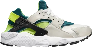 Кроссовки Nike Huarache Run GS 'Bright Spruce Volt', кремовый