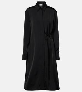 Платье-поло из джерси Jil Sander, черный