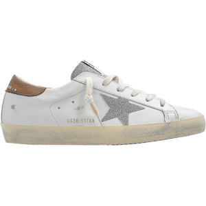 Кроссовки Golden Goose Wmns Superstar Vintage White Silver Glitter, белый