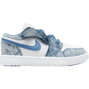 Кроссовки Air Jordan 1 Low ALT PS Washed Denim, белый