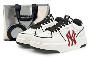 MLB Кроссовки для скейтбординга Chunky Liner, устойчивые к истиранию, низкие, унисекс, белые, красные