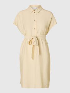 Платье-рубашка SELECTED, кремовый