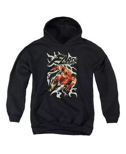 Boys of America Youth Electric Run Pull Over Hoodie / Толстовка с капюшоном Justice League, черный