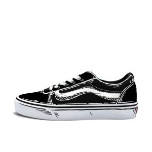 Vans Износостойкие низкие кроссовки Ward для скейтбординга, мужские, черные