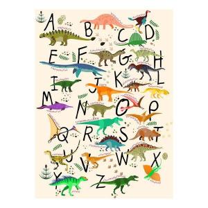 Фреска A.S. Création Dinosaur Alphabet цвет grün/orange