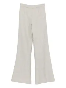 Расклешённые брюки Forte Forte, серый