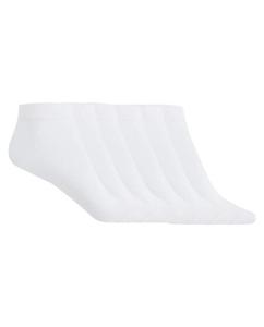 В упаковке 6 пар однотонных хлопковых носков Punto Blanco, белый