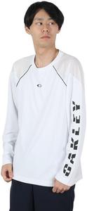 Футболка с длинными рукавами Oakley Modern Slant Logo Print, размер 10.0, белый