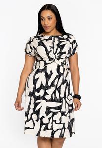 Повседневное платье DRESS PRINT YOEK, белый