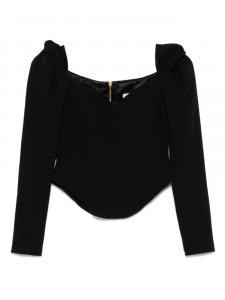 Топ с открытыми плечами MOOS STUDIO, черный