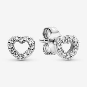 Серьги Pandora Open Heart, серебро