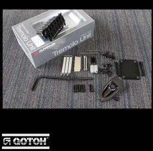 NEW Gotoh 510T Stratocaster BLACK Tremolo Body Hardware Set Am Std Pro Elite Fender