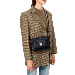 Сумка кросс-боди Coccinelle с внешним карманом, черный