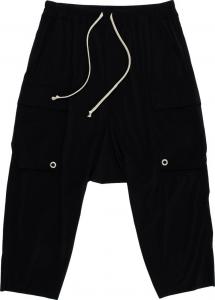 Брюки Rick Owens Cargo Cropped Pants 'Black', черный