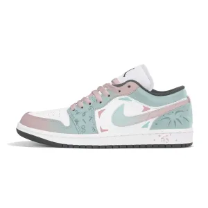 Jordan Кроссовки баскетбольные мужские Air 1 Abrasion Resistant Low top Vintage Light Blue