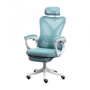 Игровое кресло Insdea YKA024-Ⅸ Latex, нейлон, голубой/белый