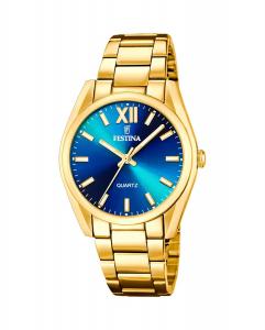 F20640/8 Женские часы Boyfriend из золотой стали Festina, золотой