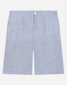 Льняные шорты без эластичных волокон Dolce&Gabbana, голубой
