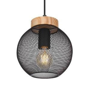 Подвесной светильник Globo Lighting Pablo Rund, 20x120x20x20 см, черный