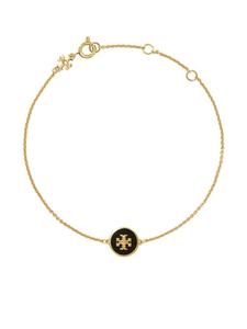 Позолоченный браслет Tory Burch, золотой