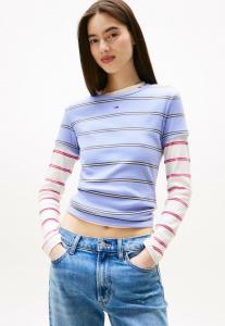 Футболка Tommy Jeans ESSENTIAL, Vintage Iris Stripe/Purple