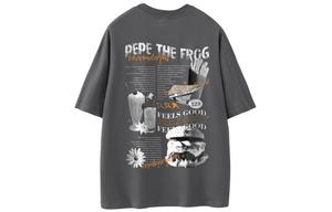 Футболка с коротким рукавом Unisex Pepe The Frog, кремово-абрикосовая