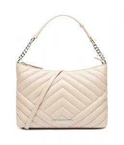 Сумка Armani Exchange с металлическими элементами, бежевый