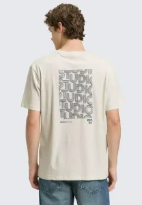 Футболка с принтом Tom Tailor Denim, Greyish White