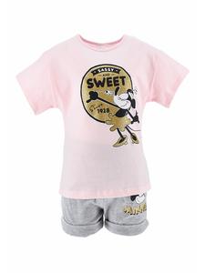 Комбинезон Disney Minnie Mouse 2tlg. Outfit: Sommer-Set T-Shirt und Shorts, розовый