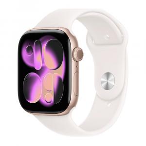 Умные часы Apple Watch Series 11 (GPS), 42 мм, Rose Gold Aluminum Case/Light Blush Sport Band - M/L