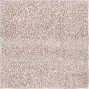 Ковер SAFAVIEH, 201 x 201 см,  Penelope Shag Collection, beige, геометрический рисунок, идеален для помещений с высокой проходимостью в гостиной, спальне, столовой (PNL540B)