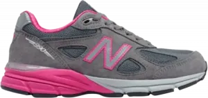 Кроссовки New Balance Wmns 990v4 Made in USA 'Grey Pink', розовый