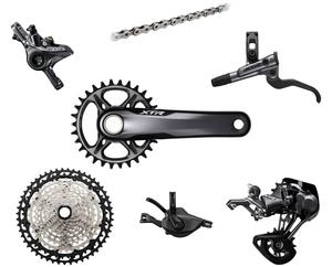 Групсет Shimano XTR M9100 Mechanical Disc Single 4-поршневой I-spec EV, 10-51, 36T, 175 мм