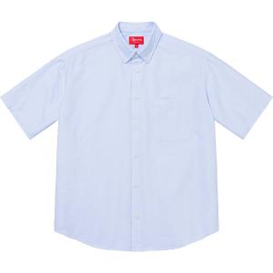 Рубашка Supreme Loose Fit Short-Sleeve Oxford, голубой