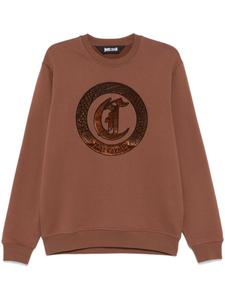 Толстовка с вышитым логотипом Just Cavalli, коричневый