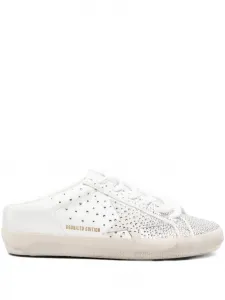 Кеды Super-Star с кристаллами Golden Goose, белый