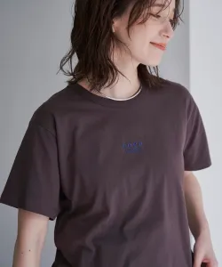 Компактная футболка с вышитым логотипом COEN, цвет Dk Brown