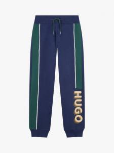 Детские худи HUGO с флисовой подкладкой HUGO BOSS, Navy/Green