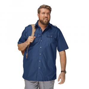 Мужская рубашка-пилот с короткими рукавами Boulder Creek By Kingsize Big & Tall, цвет Blue Indigo