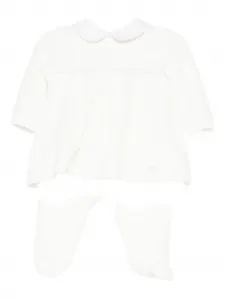 Ползунок с воротником Lalalu, белый