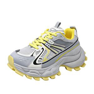 Низкие массивные кроссовки женские Take the Qin, Yellow