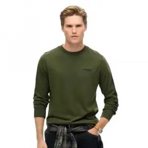 Лонгслив Superdry Essential Logo Retro, зеленый