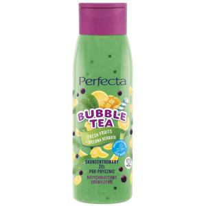 Perfecta, Концентрированный гель для душа Bubble Tea Свежие фрукты + зеленый чай, 400 мл