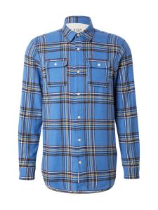 SCOTCH & SODA Рубашка на пуговицах Regular fit в синем дениме