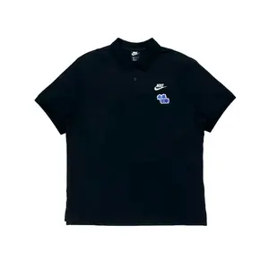 Nike Унисекс поло черное